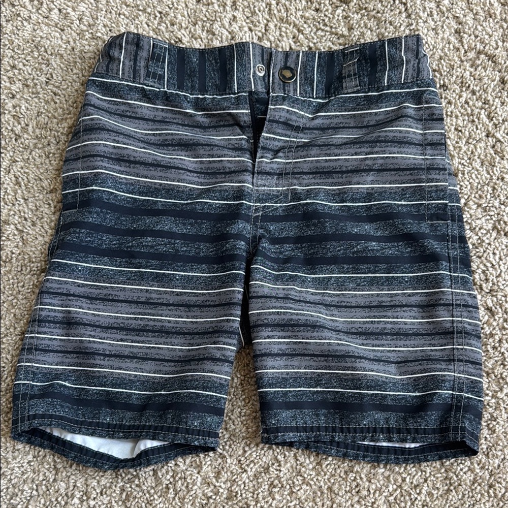 Cherokee Gray and Blue Swim Trunks with Stylish Design